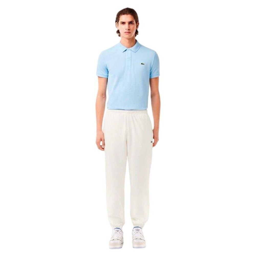 Lacoste Mens Sports Sweatpants / White